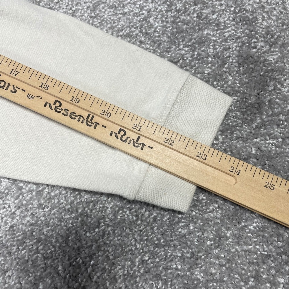 Carhartt T Shirt Womens Extra Large 16 18 Dearborn Loose Long Sleeve Logo White - Picture 10 of 13